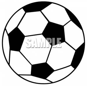 300x296 Soccer Ball Clip Art