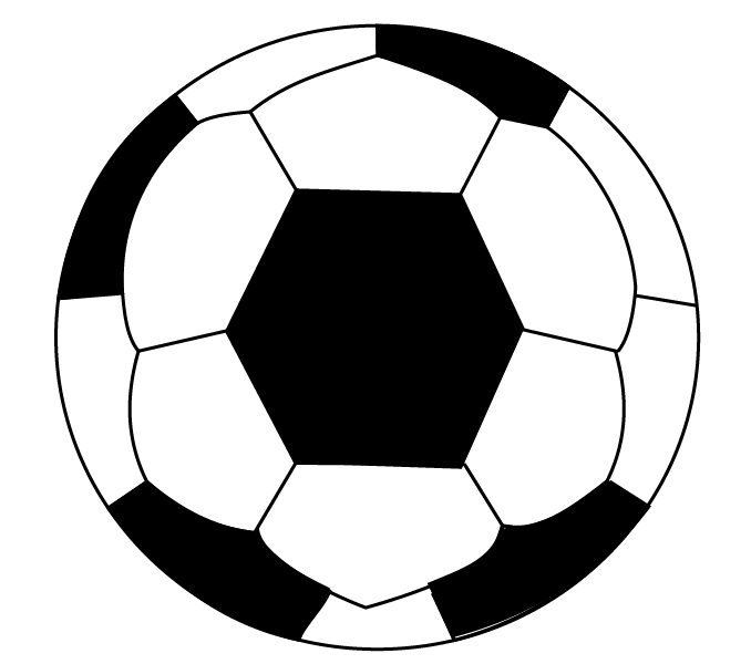 678x600 How To Draw A Soccer Ball Step By Step Tutorial Easy Drawing