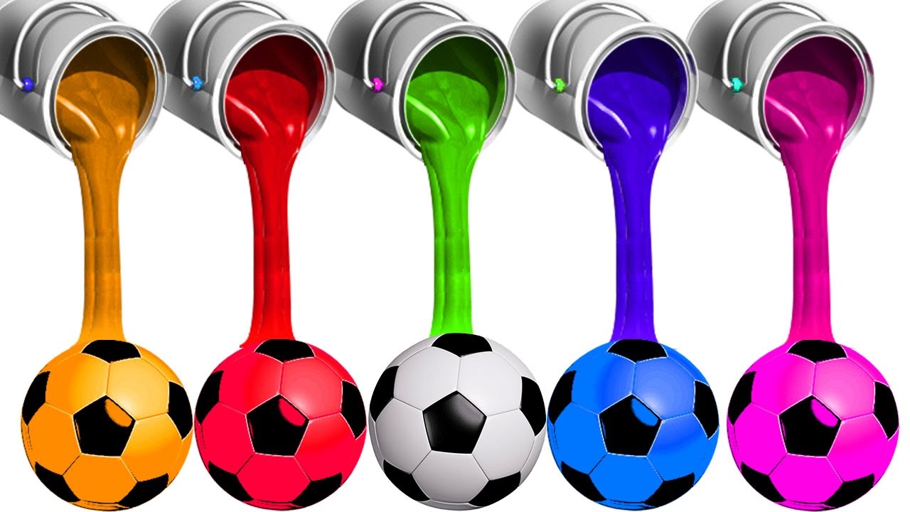 1280x720 Learn Colors And Numbers With Soccer Balls And Change Colors