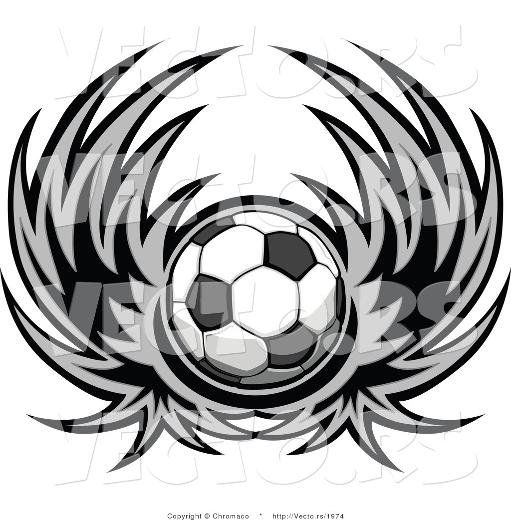 1024x1044 Vector Of A Winged Soccer Ball Design By Chromaco