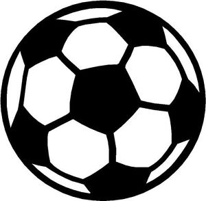 300x294 Football Ball Soccer Ball Logo Sticker Decal Graphic Vinyl Label