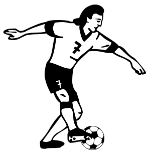 297x307 Kids Playing Soccer Clip Art Clipart Clipartcow