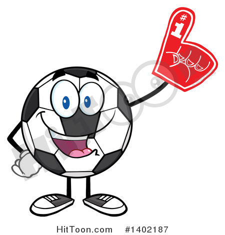 450x470 Soccer Ball Character Clipart