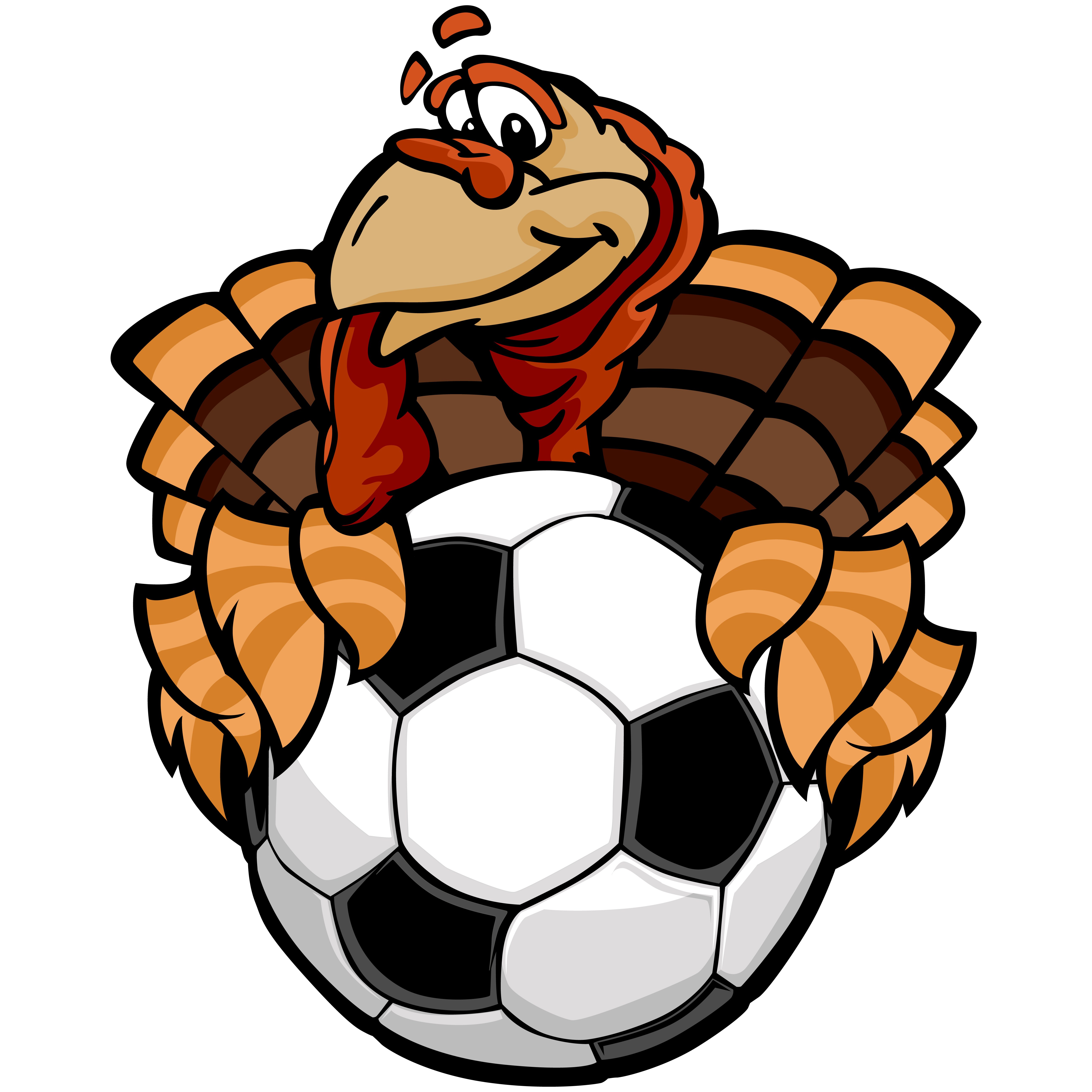5175x5175 Soccer Turkey Clip Art