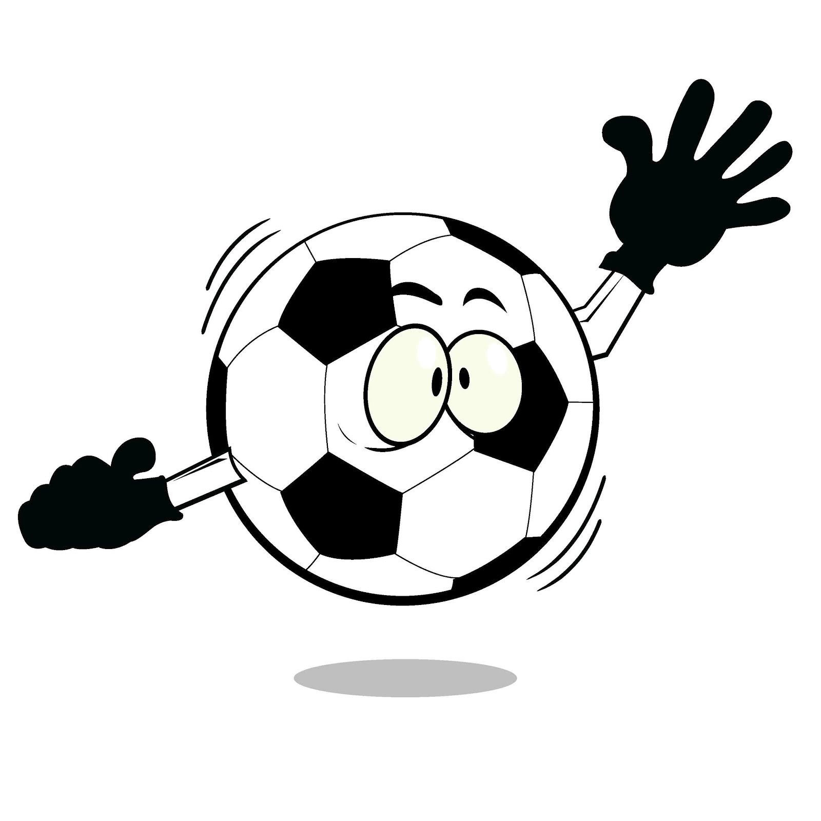 1600x1600 Soccer Ball Cartoon Clipart