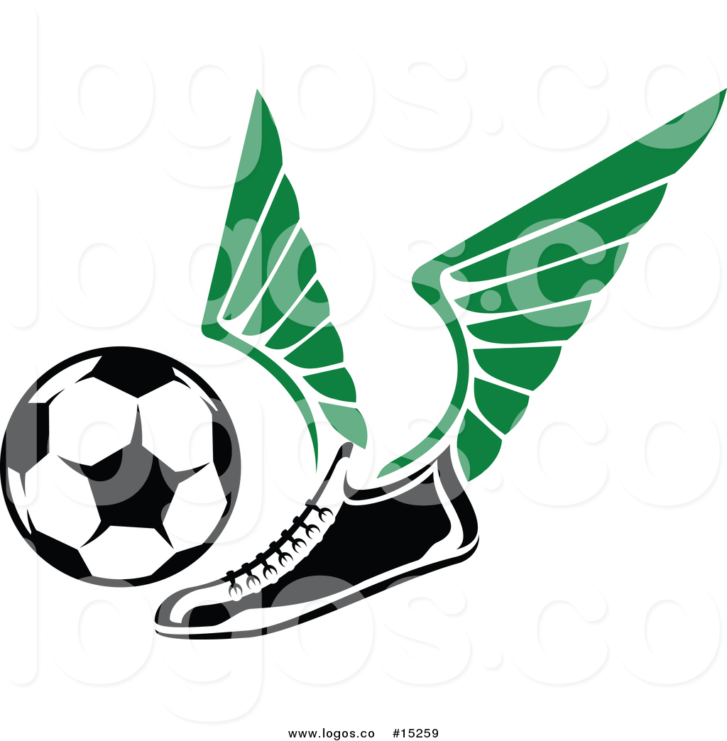 1024x1044 Royalty Free Vector Logo Of A Cleat Shoe With Wings Flying Towards