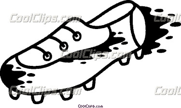 375x223 Soccer Cleats Clipart