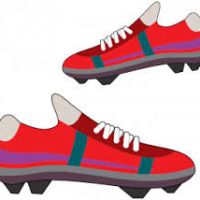 200x200 Soccer Cleats Clipart