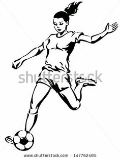 236x314 Happy Female Soccer Player. Soccer Clipart Female