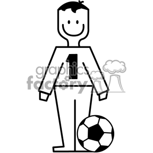 300x300 Stick Figure With Soccer Ball Projects To Try