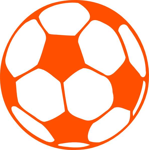 594x597 Orange Soccer Ball Clipart Free Clip Art Images Image