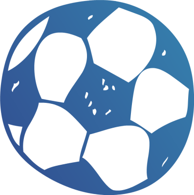 397x400 Soccer Clipart Blue