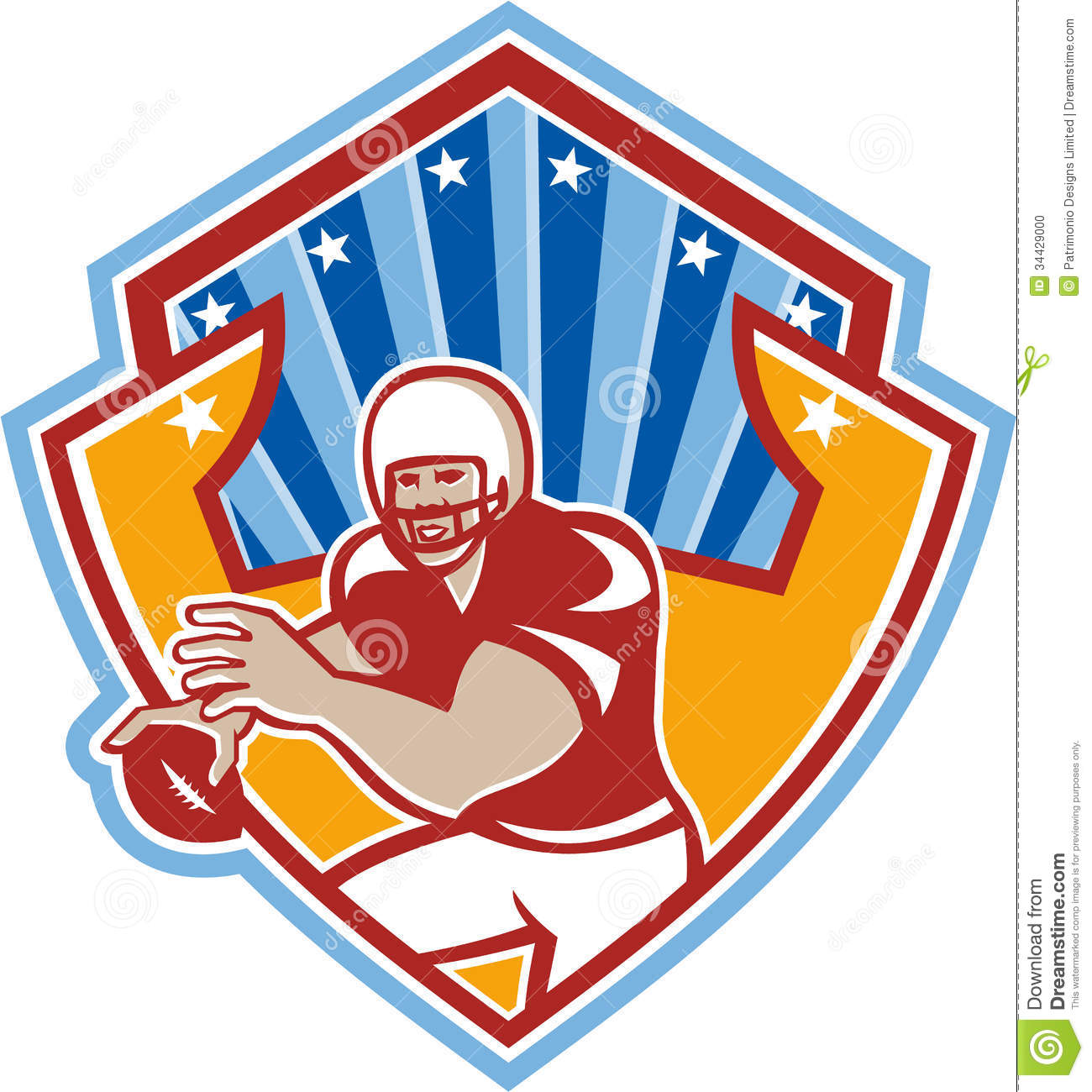 1300x1300 Football Clipart Shield