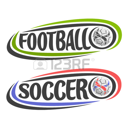 450x450 Vector Set Of Abstract Logos For Soccer, Shield For Football