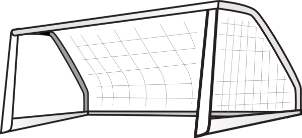 600x275 Soccer Goal Clip Art