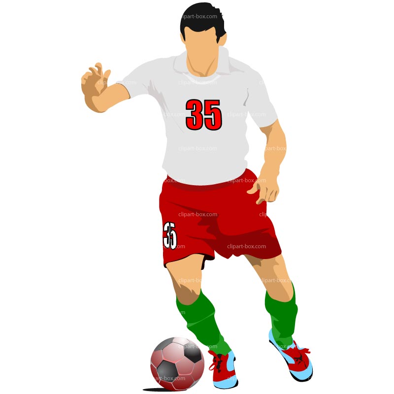 800x800 Clipart Soccer Player