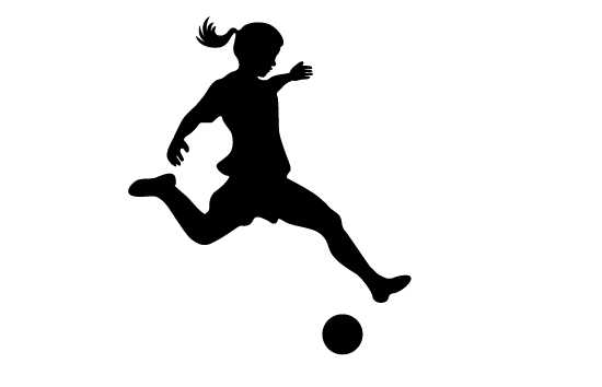 550x354 Top 10 Girl Soccer Player Silhouette