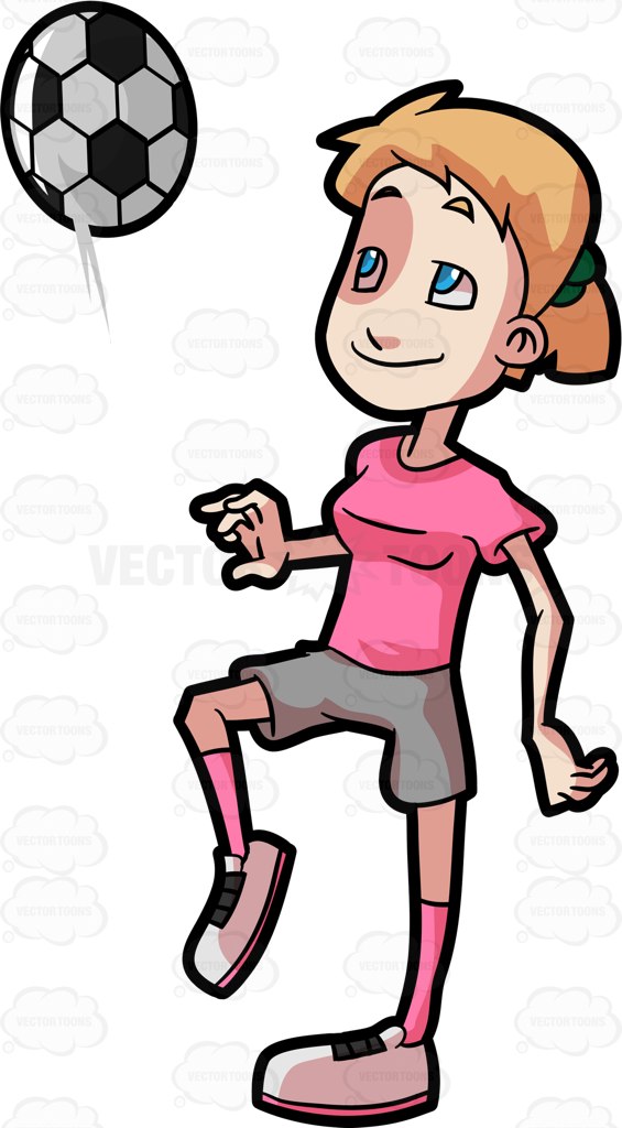 Soccer Girl Clipart | Free download on ClipArtMag