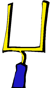 172x300 Goalpost Clipart