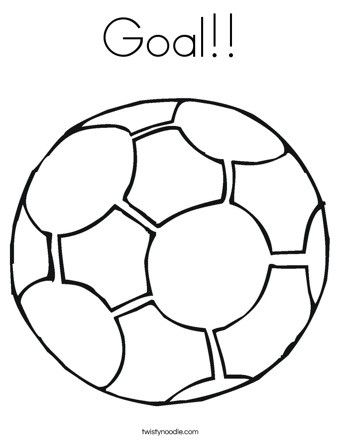685x886 Goal Coloring Page