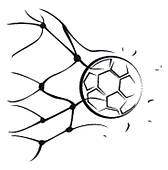 168x170 Goal Net Clip Art