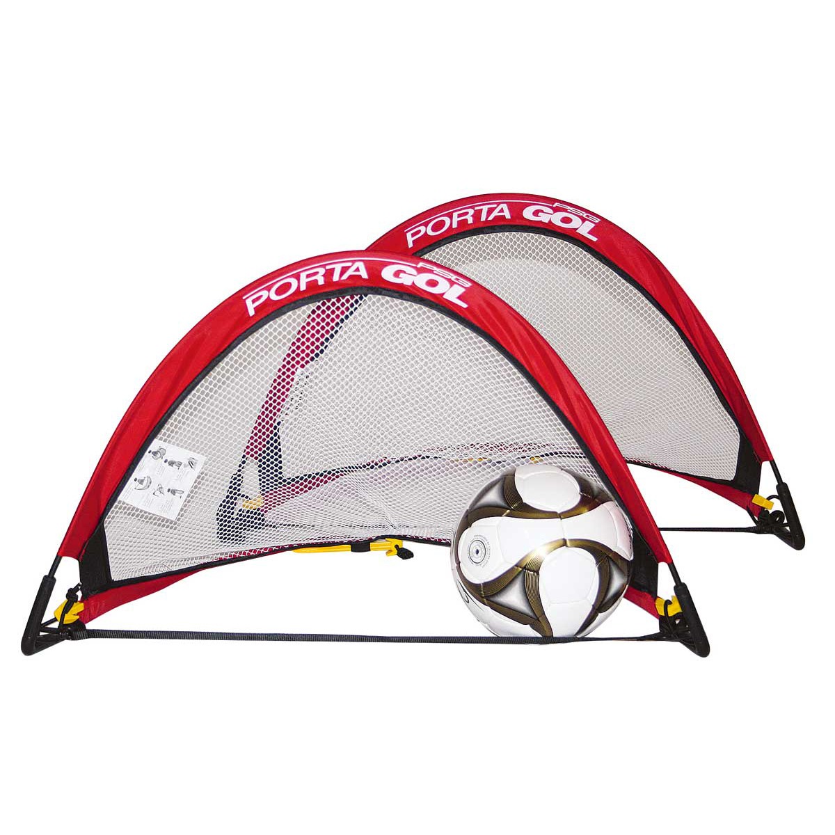 1200x1200 Psg Porta Gol 2.5ft Pop Up Soccer Goal