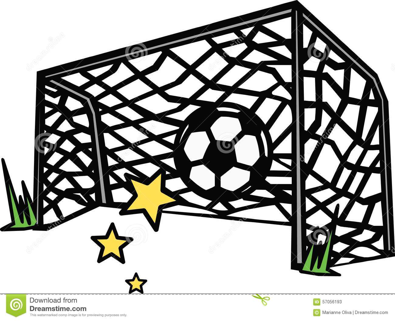 1300x1055 Soccer Goal Clipart