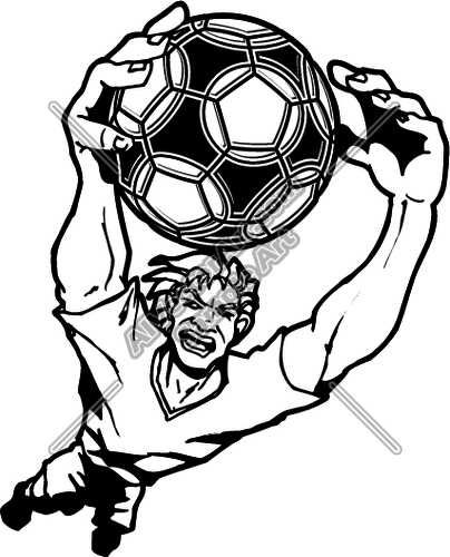 404x500 Soccer Goalie Clipart And Vectorart Sports
