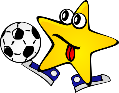 420x327 Image For Star Soccer Player Character Clip Art Character Clip