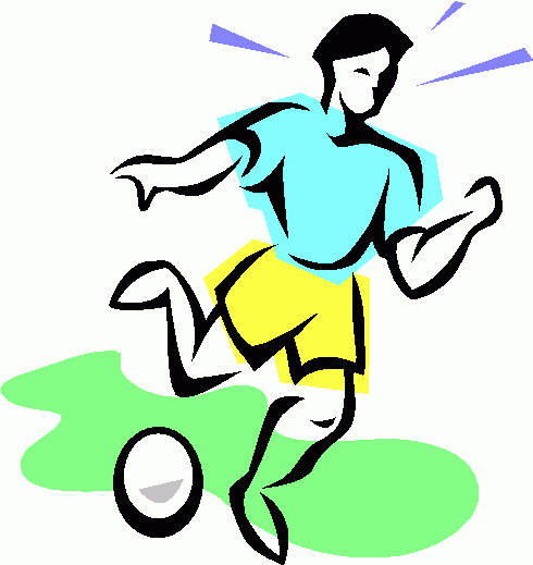490x519 Soccer Player Clipart