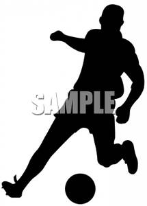 215x300 Picture Silhouette Of A Soccer Player