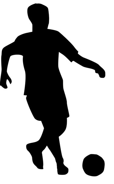 374x600 A Person Kicking A Soccer Ball