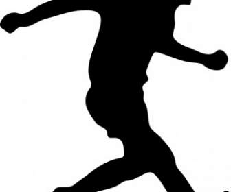 336x280 Soccer Player Silhouette Vector Clip Art Free Vector Free Download