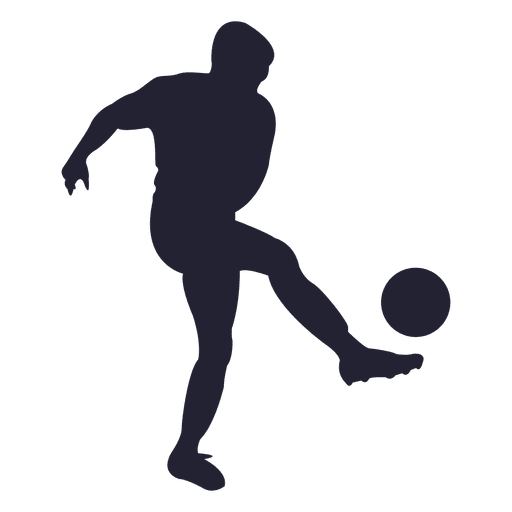 512x512 Soccer Player Silhouette 2