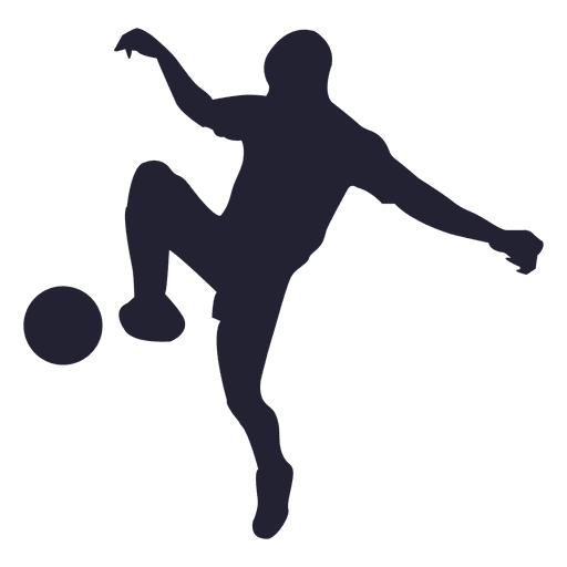 512x512 Soccer Player Silhouette 5