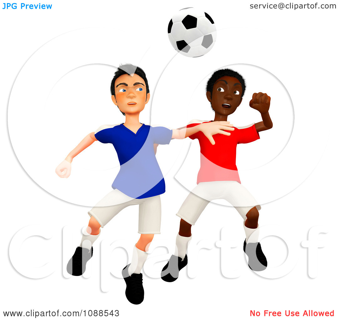 1080x1024 Players On Soccer Field Clipart