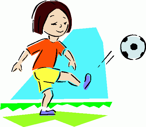 490x424 Soccer Girls Clipart