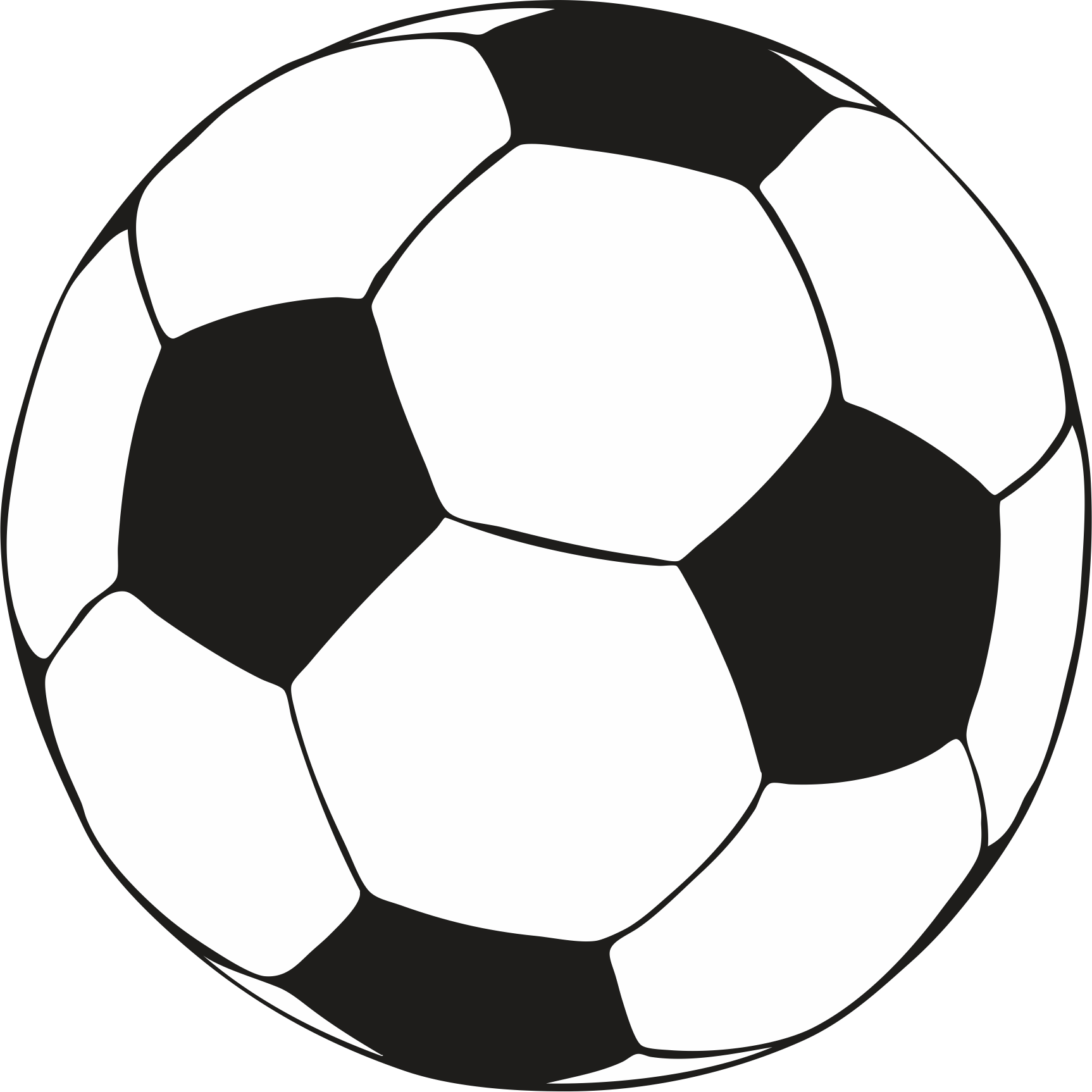 1726x1726 Soccer Ball Football Ball Images Clipart Clipartcow