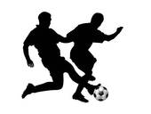 170x128 Clip Art Of Soccer Players Silhouettes K1883752