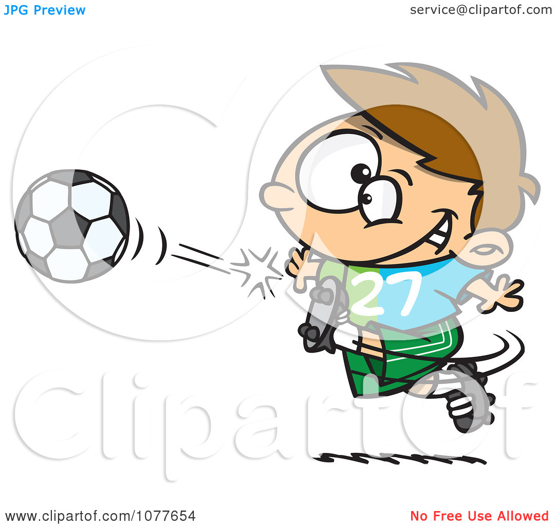 1080x1024 Kicking Soccer Ball Clipart