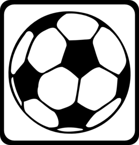 285x298 Soccer Ball Clip Art