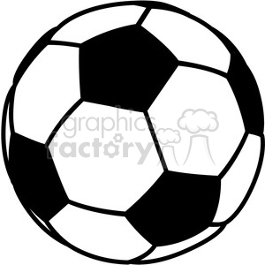 300x300 Royalty Free Soccer Ball 384119 Vector Clip Art Image