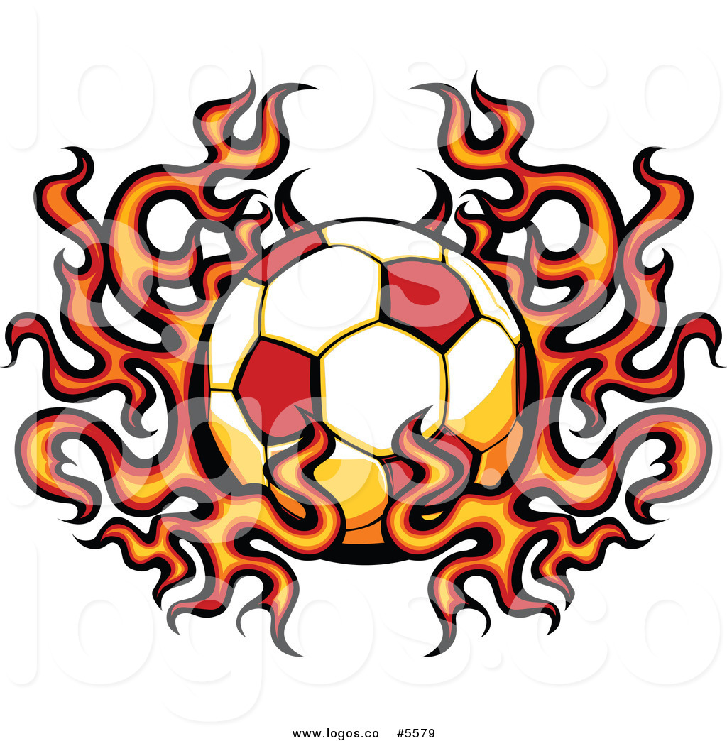 1024x1044 Royalty Free Stock Logo Designs Of Fiery Soccer Balls