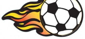 272x125 Flaming Soccer Ball Clip Art