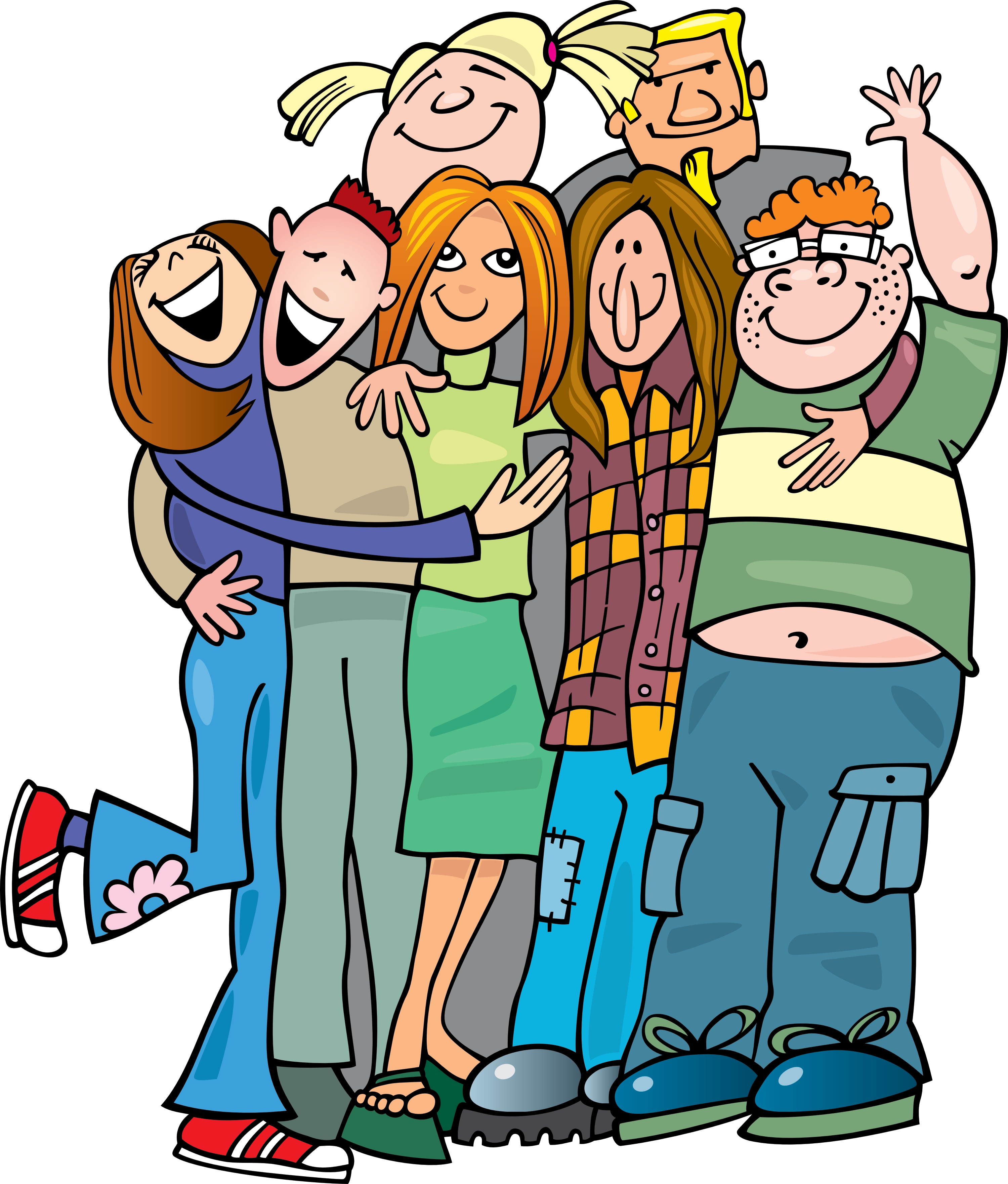 3000x3523 Teenagers Clipart