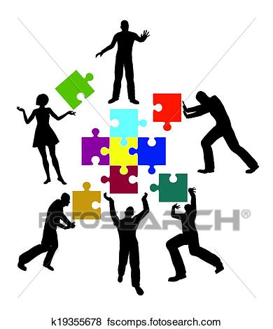 390x470 Clip Art Of Power Team K19355678