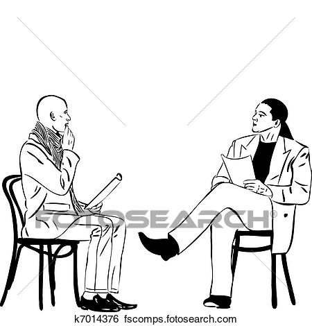 450x470 Clip Art Of Men Sitting Reading Something On A Wooden Chair