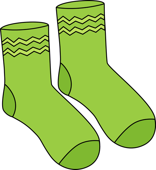 504x550 Pair Of Green Socks Clip Art