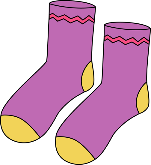 504x550 Purple Pair Of Socks Clip Art