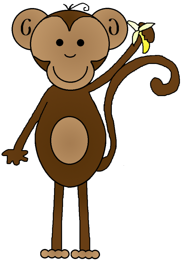 736x1048 Monkey Clipart Free 2
